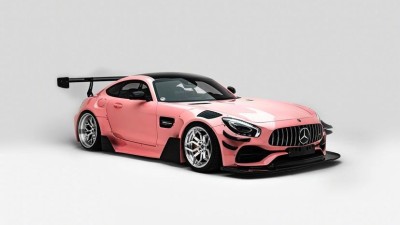 핑크 드레스업 AMG GT