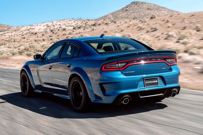 2020 Dodge Charger SRT Hellcat Rear View Driving